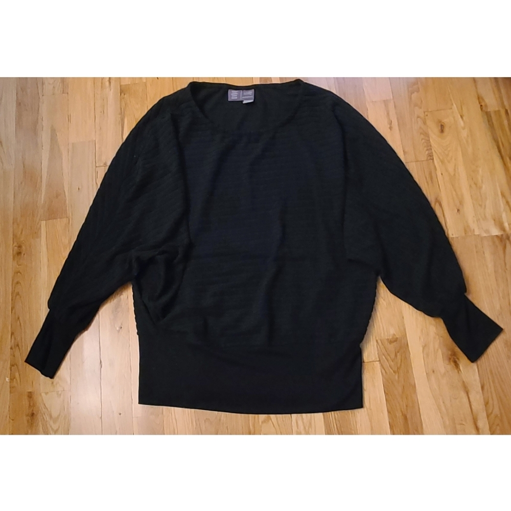 Saturday Sunday Anthropologie Gray Ribbed Velour Shawna Hacci Sweater Size Small - Picture 8 of 9